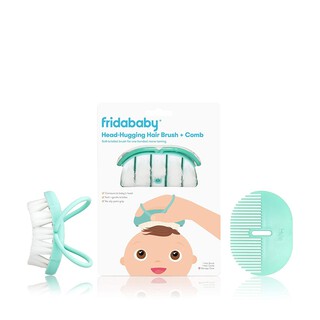 Fridababy Head-Hugging Hair Brush & Comb Set